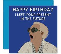 Divertente biglietto di auguri per donne uomini - Great Scott - Biglietto di auguri per mamma papà, fratello, sorella, nonno, zio, patrigno, 145 mm x 145 mm