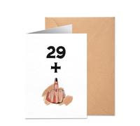 Divertente biglietto di auguri per il 30° compleanno per uomini e donne, biglietto di auguri per il 30° compleanno per figlio, figlia, fratello, sorella, 12 × 17 cm, interno bianco e busta inclusa