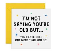 Divertente biglietto di compleanno per amici - 'I've Got Your Back' - Regali per bestie, moglie, marito, vecchi, fratello, sorella, vicino, zia, zio, mamma, papà, lui, lei - viene fornito con adesivi