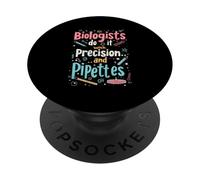 Divertente Biologia Scherzi Scuola Soggetto Biologo Insegnante di Scienze PopSockets PopGrip Adesivo