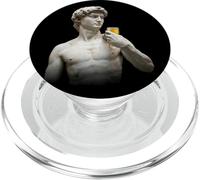 Divertente birra David Michelangelo bere bar festa umorismo regalo PopSockets PopGrip per MagSafe