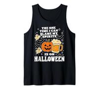 Divertente birra di Halloween - The One Time I Can Blame My Spirits Canotta