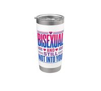 Divertente bisessuale non dentro di te Bicchiere termico in acciaio inox doppia parete