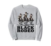 Divertente Black Rodeo Detto Cowgirl Power Horse Queen Donne Uomini Felpa