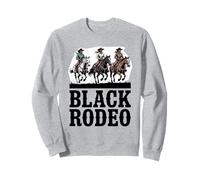 Divertente Black Rodeo Detto Cowgirl Power Horse Queen Donne Uomini Felpa