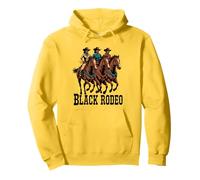 Divertente Black Rodeo Detto Cowgirl Power Horse Queen Donne Uomini Felpa con Cappuccio