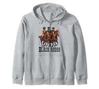 Divertente Black Rodeo Detto Cowgirl Power Horse Queen Donne Uomini Felpa con Cappuccio