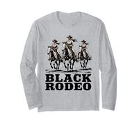 Divertente Black Rodeo Detto Cowgirl Power Horse Queen Donne Uomini Maglia a Manica
