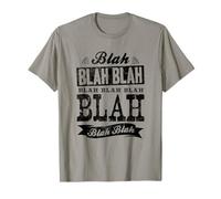 Divertente Blah Blah Blahblahblah Blablabla Bla Bla Maglietta