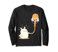 Divertente Boba Bubble Tea Bubble Milk Tea Is Rabbit Bunny Fuel Maglia a Manica