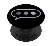 Divertente bolla di testo Qualcuno sta digitando messaggio PopSockets PopGrip Adesivo