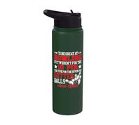 Divertente bombetta da bowling con 10 puntine, design da uomo e donna Stainless Steel Insulated Water Bottle