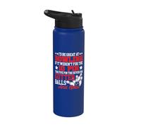 Divertente bombetta da bowling con 10 puntine, design da uomo e donna Stainless Steel Insulated Water Bottle