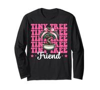 Divertente Bonsai Giapponese Zen Girl Mamma Coquette Piccolo Albero Amico Maglia a Manica
