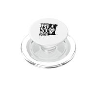 divertente Border Collie Dove stai andando? PopSockets PopGrip per MagSafe