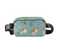 Divertente borsa a tracolla bianca con uccelli dal ventre rosso, elegante borsa a tracolla per le donne borse da viaggio, Colore 19, 1 Size
