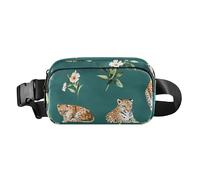 Divertente borsa a tracolla bianca con uccelli dal ventre rosso, elegante borsa a tracolla per le donne borse da viaggio, Colore 17, 1 Size