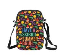 Divertente borsa a tracolla per insegnante, regalo per l'ultimo giorno di scuola, per vacanze estive, spiaggia, a tema, Summer Bruh B Regno Unito