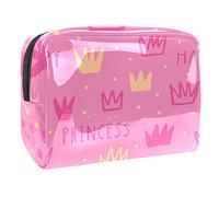 Divertente borsa cosmetica con espressione di cucciolo di cane carino per le donne carino borsa alla moda borsa per il trucco impermeabile borsa da viaggio spaziosa borsa da toilette regalo per