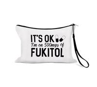 Divertente borsa organizer da viaggio per medicinali per viaggi, vacanze, lavoro, kit di pronto soccorso portatile per pillole medicinali con cinghia anti perdita, Meds Bag 3-1