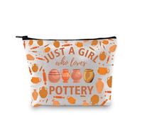 Divertente borsa per il trucco in ceramica idee regalo per artisti in ceramica Regali per amanti della ceramica Regali Kit di sopravvivenza in ceramica Sacchetto con cerniera, Ceramica 2 2uk, alla