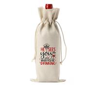 Divertente borsa per vino pasquale, cestino pasquale, decorazioni religiose cristiane, regali per le vacanze di Pasqua, regali per donne e uomini, borsa per vino pasquale, regali per amanti del vino,