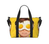 Divertente borsone da viaggio con maschera per gli occhi, leggero, da portare con sé, per uomini e donne, borsa impermeabile per la notte in palestra