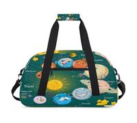 Divertente borsone sportivo con sistema solare per donne e uomini, Universe Solar da 24 l, borsa da viaggio o da palestra, per bambini, ragazze e ragazzi, Colore, (24L) UK, Organizer per borse