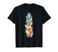 Divertente Boston Terrier Rainbow Back to School Bambini Ragazzi Ragazze Maglietta
