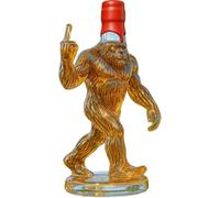 Divertente bottiglia di whisky Bigfoot, bicchiere da whisky a forma di Bigfoot, decanter per vino unico, decanter per vino rustico, loge, capanna e bar, decorazione da scrivania (rosso)