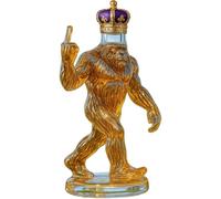 Divertente bottiglia di whisky Bigfoot, bicchiere da whisky a forma di Bigfoot, decanter per vino unico, decanter per vino rustico, loge, capanna e bar, decorazione da scrivania (viola)