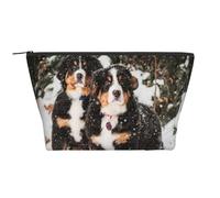 Divertente Bovaro del Bernese, Borsa da toilette Borsa per trucco Borsa per cosmetici Borsa da toilette da viaggio portatile