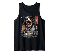 Divertente Bovaro del Bernese Pet Kaiju Mostro Giapponese Canotta