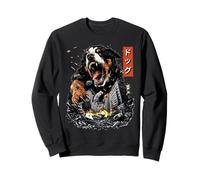 Divertente Bovaro del Bernese Pet Kaiju Mostro Giapponese Felpa