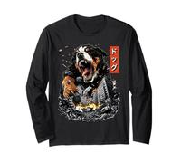 Divertente Bovaro del Bernese Pet Kaiju Mostro Giapponese Maglia a Manica