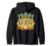 Divertente Bowling Spille da Bowling Spille da Bowling Divertente per Donne e Uomini Felpa con Cappuccio