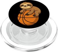 Divertente bradipo basket umorismo pigro design sportivo PopSockets PopGrip per MagSafe