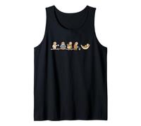 Divertente Bradipo Daily Life Squad Kawaii Slow Living Design Canotta