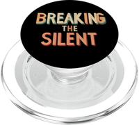 Divertente Breaking the Silent Citazione PopSockets PopGrip per MagSafe