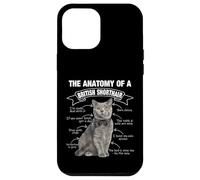 Divertente British Shorthair Gatto Mamma Papà Miao Custodia per iPhone 12 Pro Max