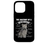Divertente British Shorthair Gatto Mamma Papà Miao Custodia per iPhone 14 Pro Max
