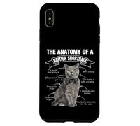 Divertente British Shorthair Gatto Mamma Papà Miao Custodia per iPhone XS Max