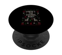 Divertente brutto maglione natalizio: dov'è lo zabaione PopSockets PopGrip Adesivo