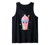 Divertente Bubble Tea Cartoon con Perle Colorate Canotta