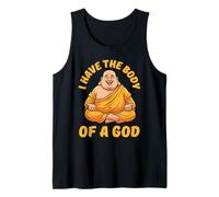 Divertente Buddha paffuto Yoga Meditazione Gioco di Parole Regalo Uomini Donne Bambini Canotta