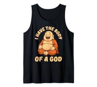 Divertente Buddha paffuto Yoga Meditazione Gioco di Parole Regalo Uomini Donne Bambini Canotta