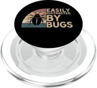 Divertente Bug Insetti Scienza Citazione Facilmente Distratto Da Bugs PopSockets PopGrip per MagSafe