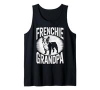 Divertente Bulldog Francese Dad Frenchie Dog Lover Idea per Il Nonno Canotta