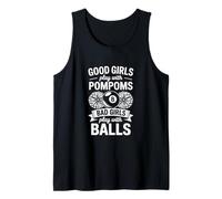 Divertente Buone Ragazze Pompon Cattive Ragazze Palle Detto Canotta