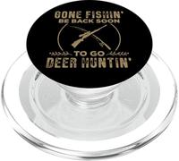 Divertente caccia pesca grafica per donne e uomini cervi cacciatori PopSockets PopGrip per MagSafe